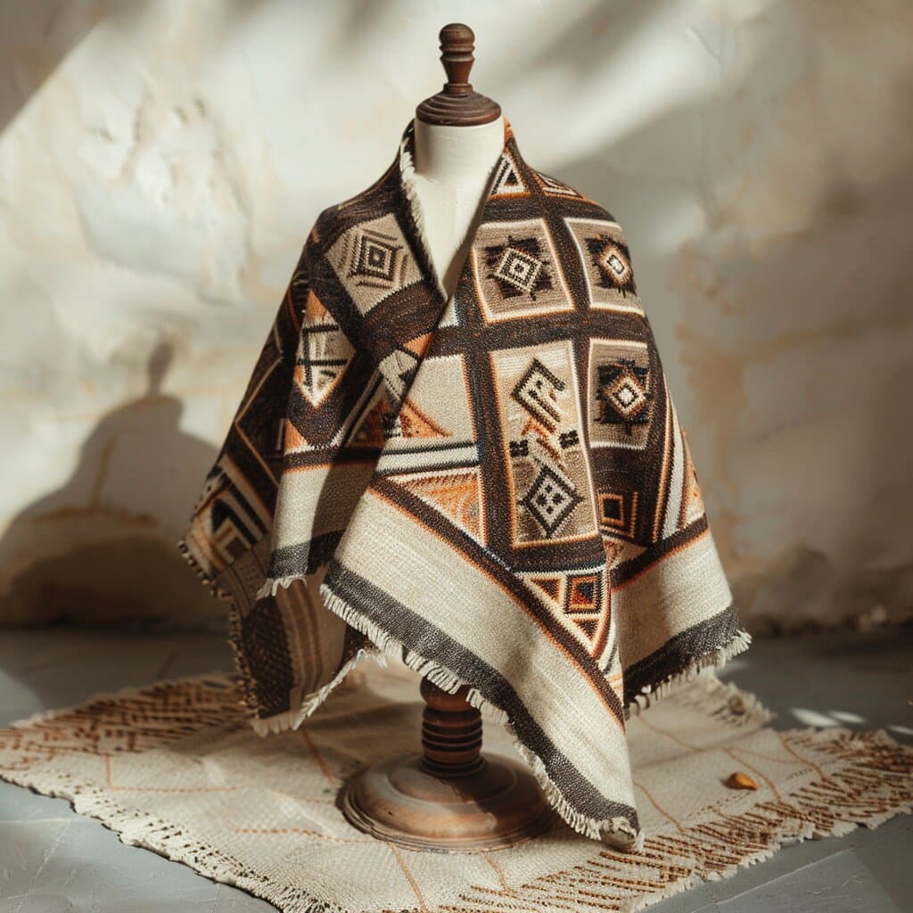 Handwoven Peruvian Poncho