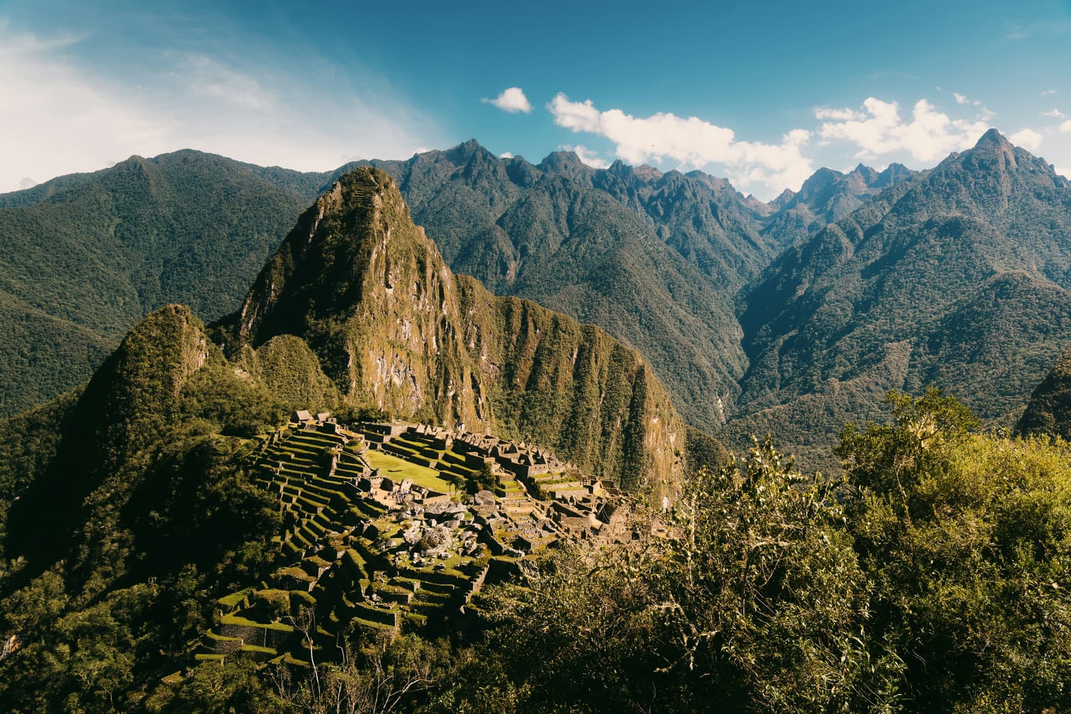 Sacred Valley, Peru at sunrise